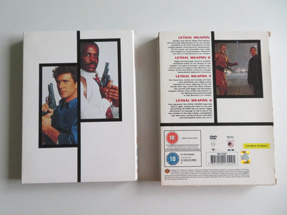 THE COMPLETE LETHAL WEAPON COLLECTION - 4 DISC (DVD) GIBSON GLOVER 1987 REGION 2 Movie posters