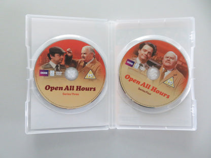 THE COMPLETE OPEN ALL HOURS SERIES ONE TO FOUR (DVD BOXSET) 1976 REGION 2, 4 Movie posters