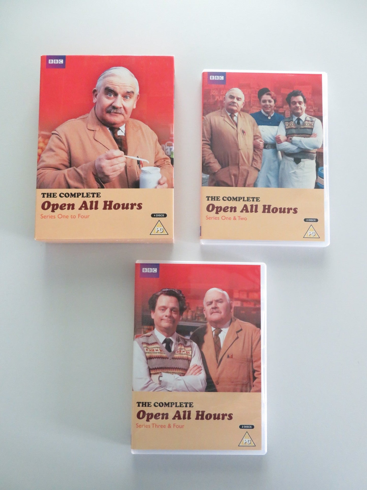 THE COMPLETE OPEN ALL HOURS SERIES ONE TO FOUR (DVD BOXSET) 1976 REGION 2, 4 Movie posters