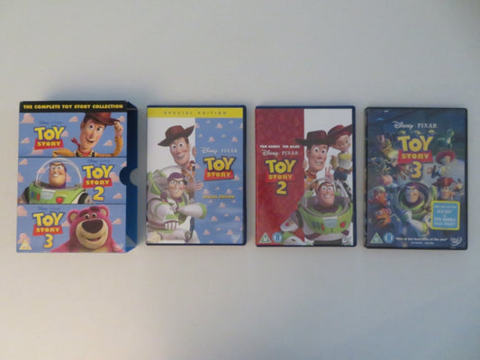 THE COMPLETE TOY STORY COLLECTION (DVD BOXSET) DISNEY TOM HANKS REGION 2 Movie posters
