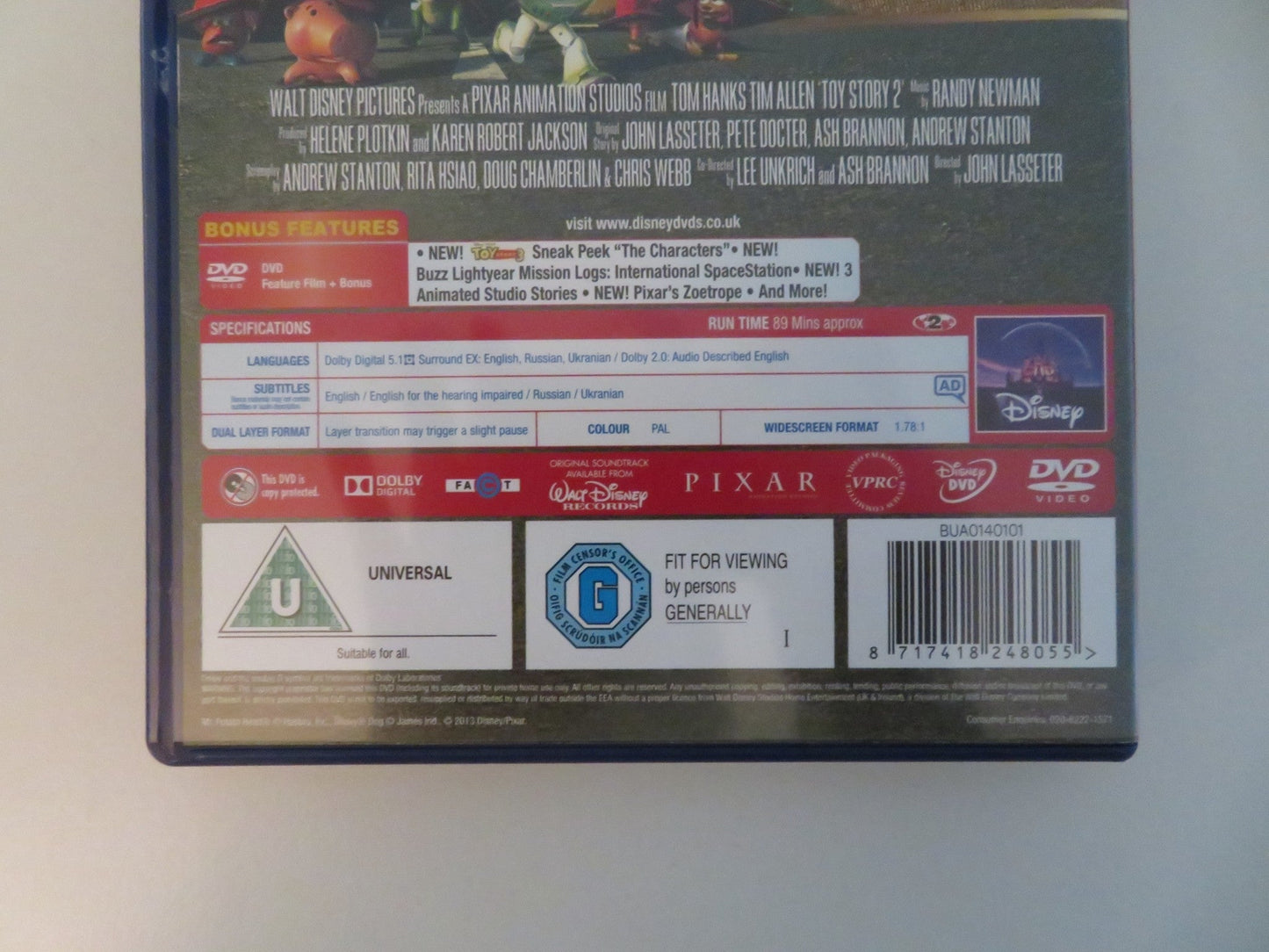 THE COMPLETE TOY STORY COLLECTION (DVD BOXSET) DISNEY TOM HANKS REGION 2 Movie posters