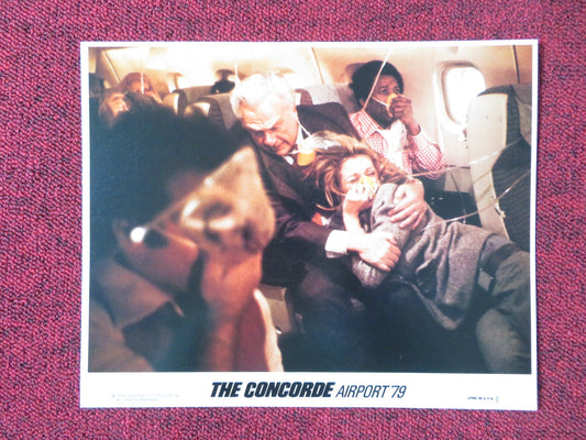 THE CONCORDE... AIRPORT '79 LOBBY CARD ALAIN DELON SUSAN BLAKELY 1979 Rendezvous Cinema Movie posters