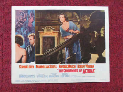 THE CONDEMNED OF ALTONA US LOBBY CARD FULL SET SOPHIA LOREN M. SCHELL 1963 Rendezvous Cinema Movie posters
