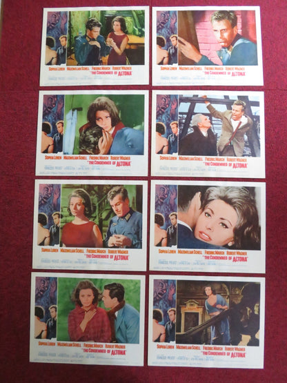 THE CONDEMNED OF ALTONA US LOBBY CARD FULL SET SOPHIA LOREN M. SCHELL 1963 Rendezvous Cinema Movie posters