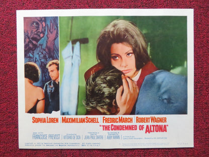 THE CONDEMNED OF ALTONA US LOBBY CARD FULL SET SOPHIA LOREN M. SCHELL 1963 Rendezvous Cinema Movie posters