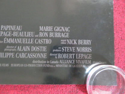 THE CONFESSIONAL US ONE SHEET ROLLED POSTER BLUTEAU SCOTT THOMAS 1995 Rendezvous Cinema Movie posters