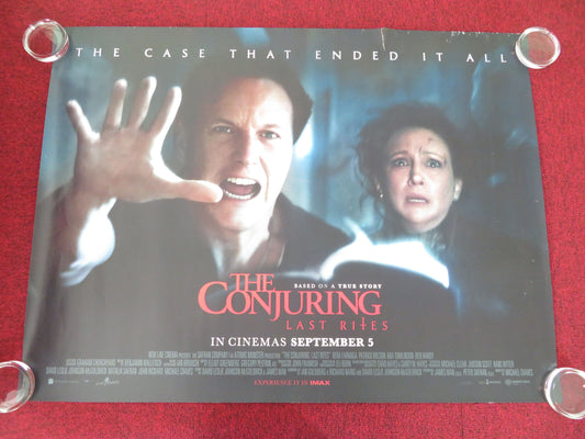 The Conjuring: Last Rites UK Quad Rolled Poster Patrick Wilson Vera Farmiga 2025 Movie posters