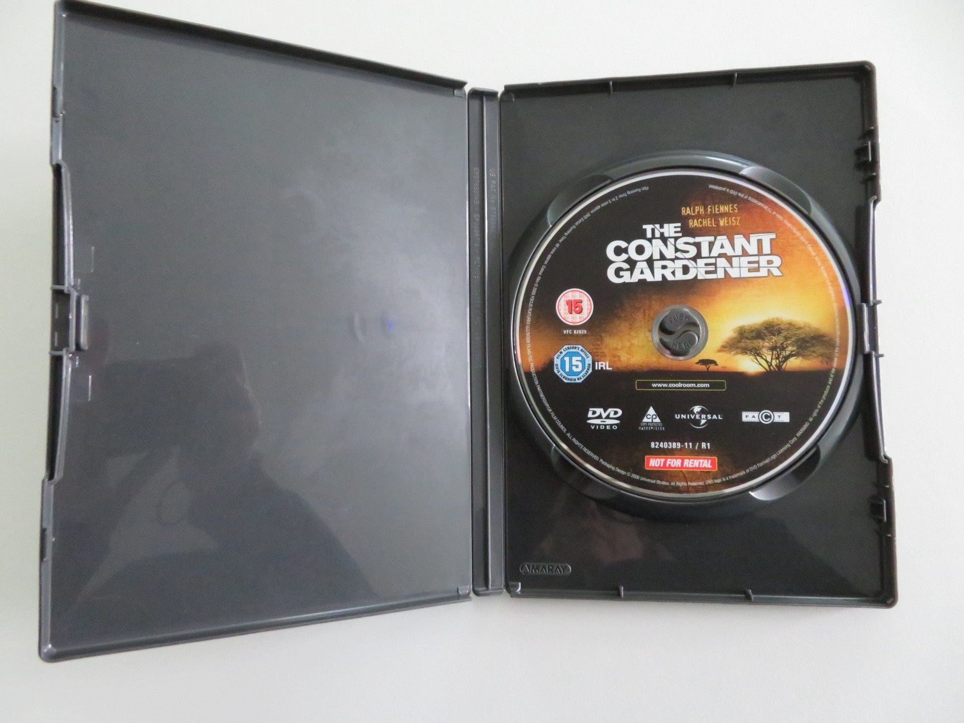 THE CONSTANT GARDENER (DVD) RALPH FIENNES RACHEL WEISZ 2005 REGION 2,4,5 Rendezvous Cinema Movie posters