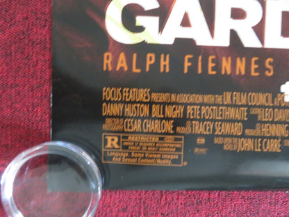 THE CONSTANT GARDENER US ONE SHEET ROLLED POSTER RALPH FIENNES RACHEL WEISZ 2005 Rendezvous Cinema Movie posters