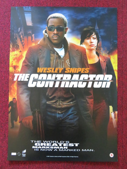 THE CONTRACTOR VHS VIDEO POSTER WESLEY SNIPES LENA HEADEY 2007 Rendezvous Cinema Movie posters