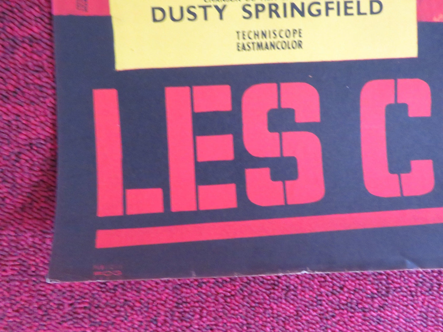 THE CORRUPT ONES FRENCH POSTER ROLLED ROBERT STACK ELKE SOMMER 1967 Rendezvous Cinema Movie posters