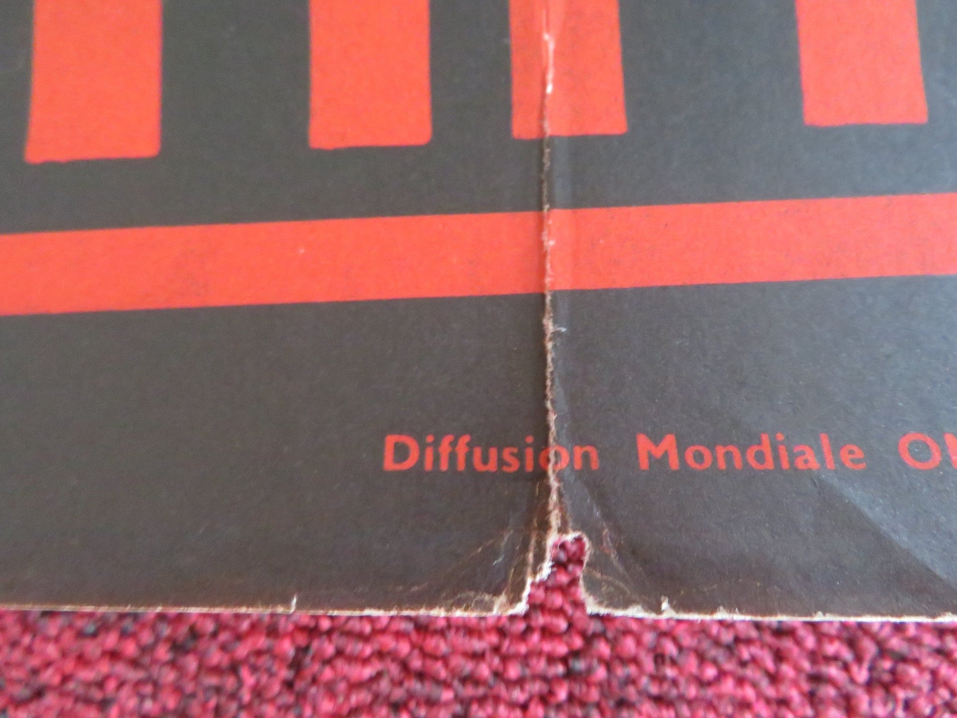 THE CORRUPT ONES FRENCH POSTER ROLLED ROBERT STACK ELKE SOMMER 1967 Rendezvous Cinema Movie posters