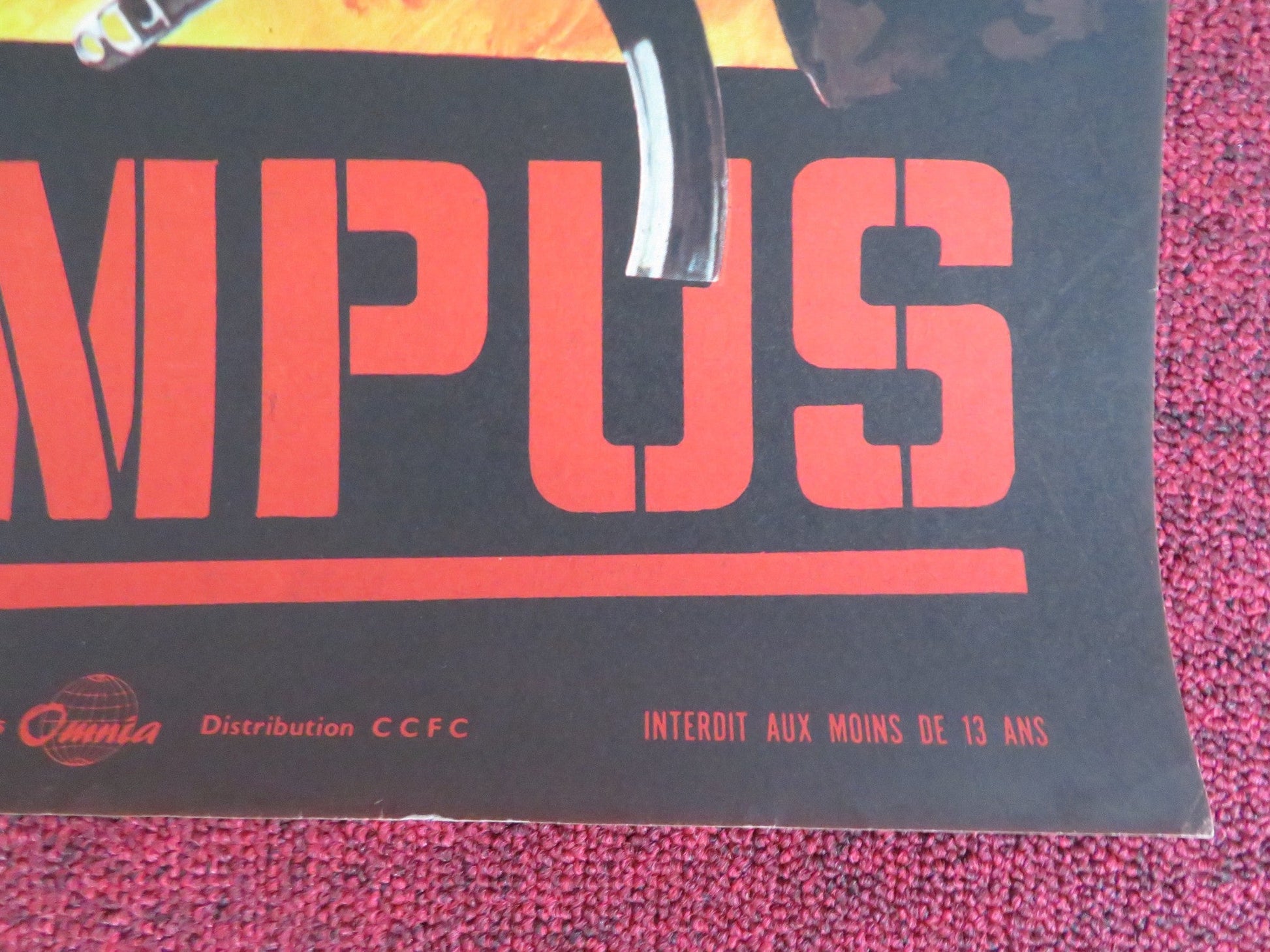 THE CORRUPT ONES FRENCH POSTER ROLLED ROBERT STACK ELKE SOMMER 1967 Rendezvous Cinema Movie posters