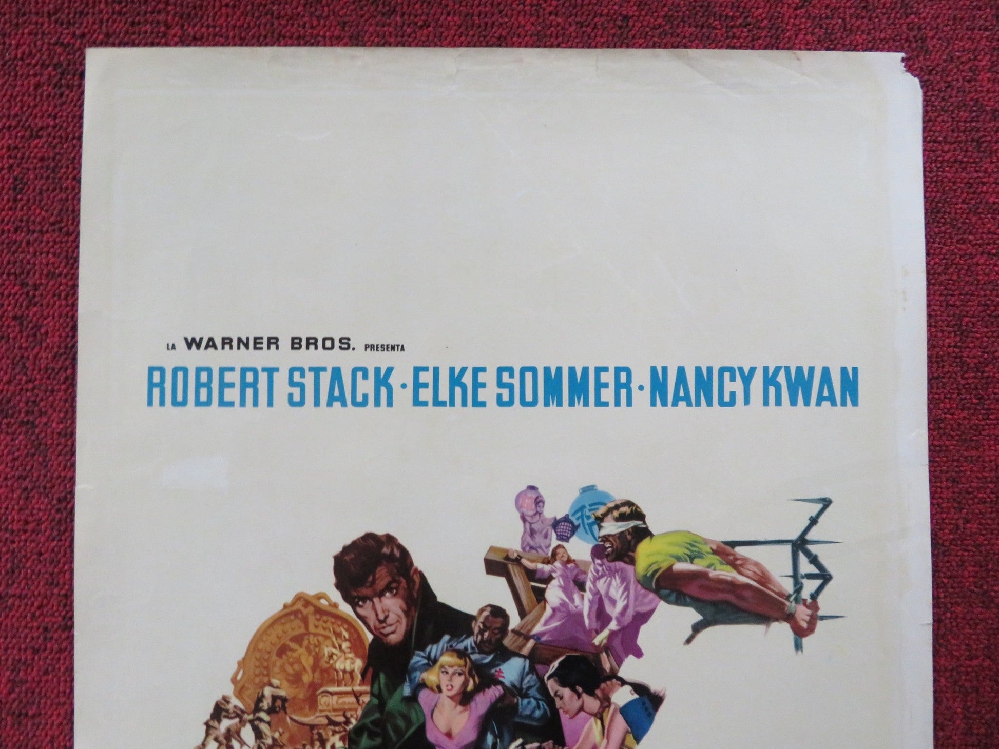 THE CORRUPT ONES ITALIAN LOCANDINA POSTER ROBERT STACK ELKE SOMMER 1967 Rendezvous Cinema Movie posters