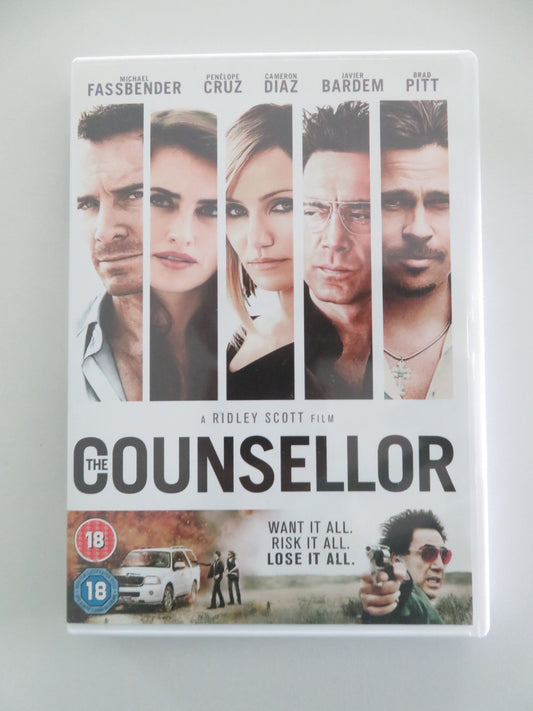 THE COUNSELLOR (DVD) MICHAEL FASSBENDER BRAD PITT CAMERON DIAZ 2013 REGION 2 Movie posters