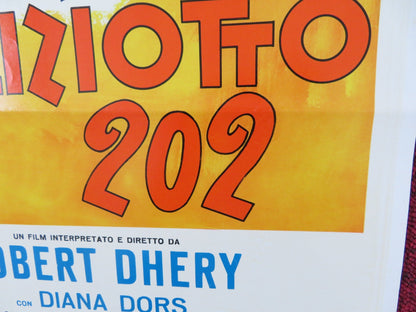 THE COUNTERFEIT CONSTABLE ITALIAN LOCANDINA POSTER ROBERT DHERY DIANA DORS 1965 Rendezvous Cinema Movie posters