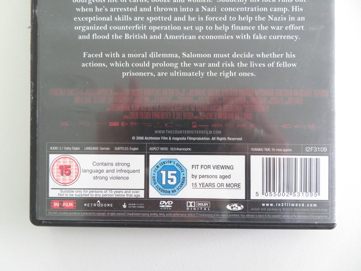 The Counterfeiters (DVD) Karl Markovics August Diehl 2007 Region 2 Movie posters
