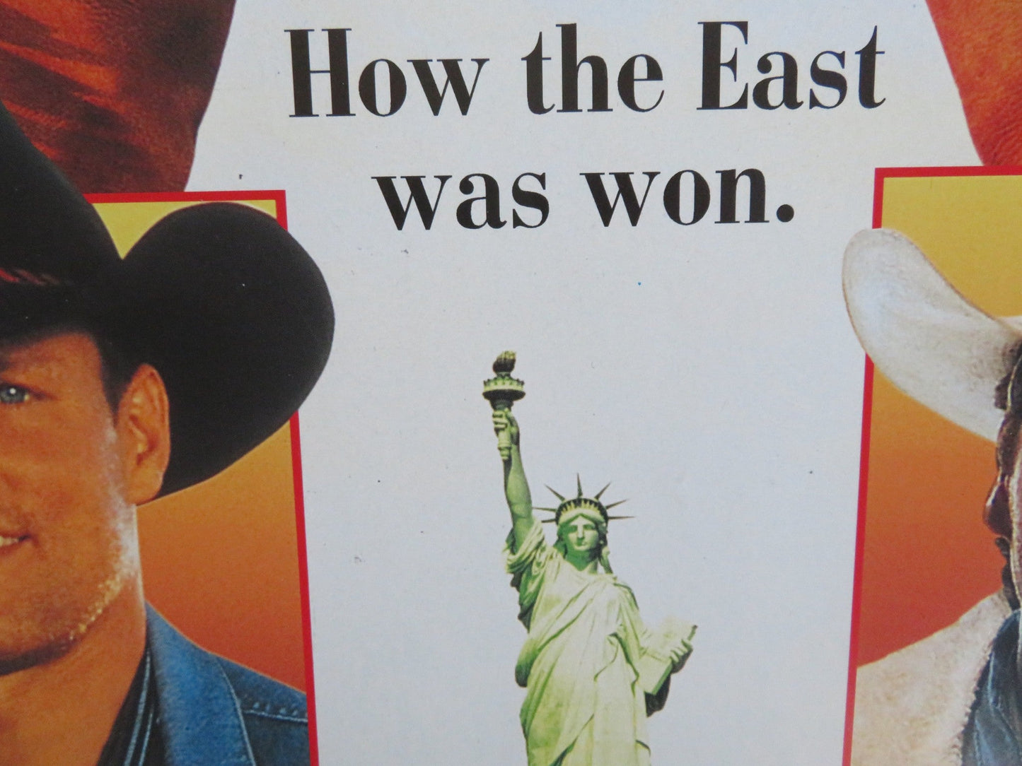 THE COWBOY WAY VHS VIDEO POSTER WOODY HARRELSON KIEFER SUTHERLAND 1994 Rendezvous Cinema Movie posters