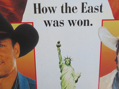 THE COWBOY WAY VHS VIDEO POSTER WOODY HARRELSON KIEFER SUTHERLAND 1994 Rendezvous Cinema Movie posters