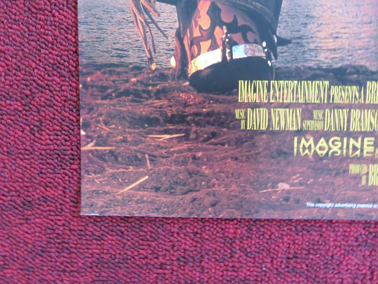 THE COWBOY WAY VHS VIDEO POSTER WOODY HARRELSON KIEFER SUTHERLAND 1994 Rendezvous Cinema Movie posters