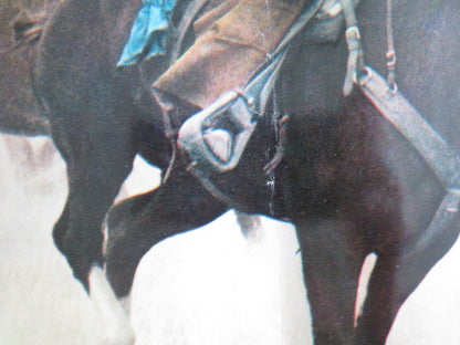 THE COWBOYS - E ITALIAN FOTOBUSTA POSTER JOHN WAYNE BRUCE DERN 1972 Rendezvous Cinema Movie posters