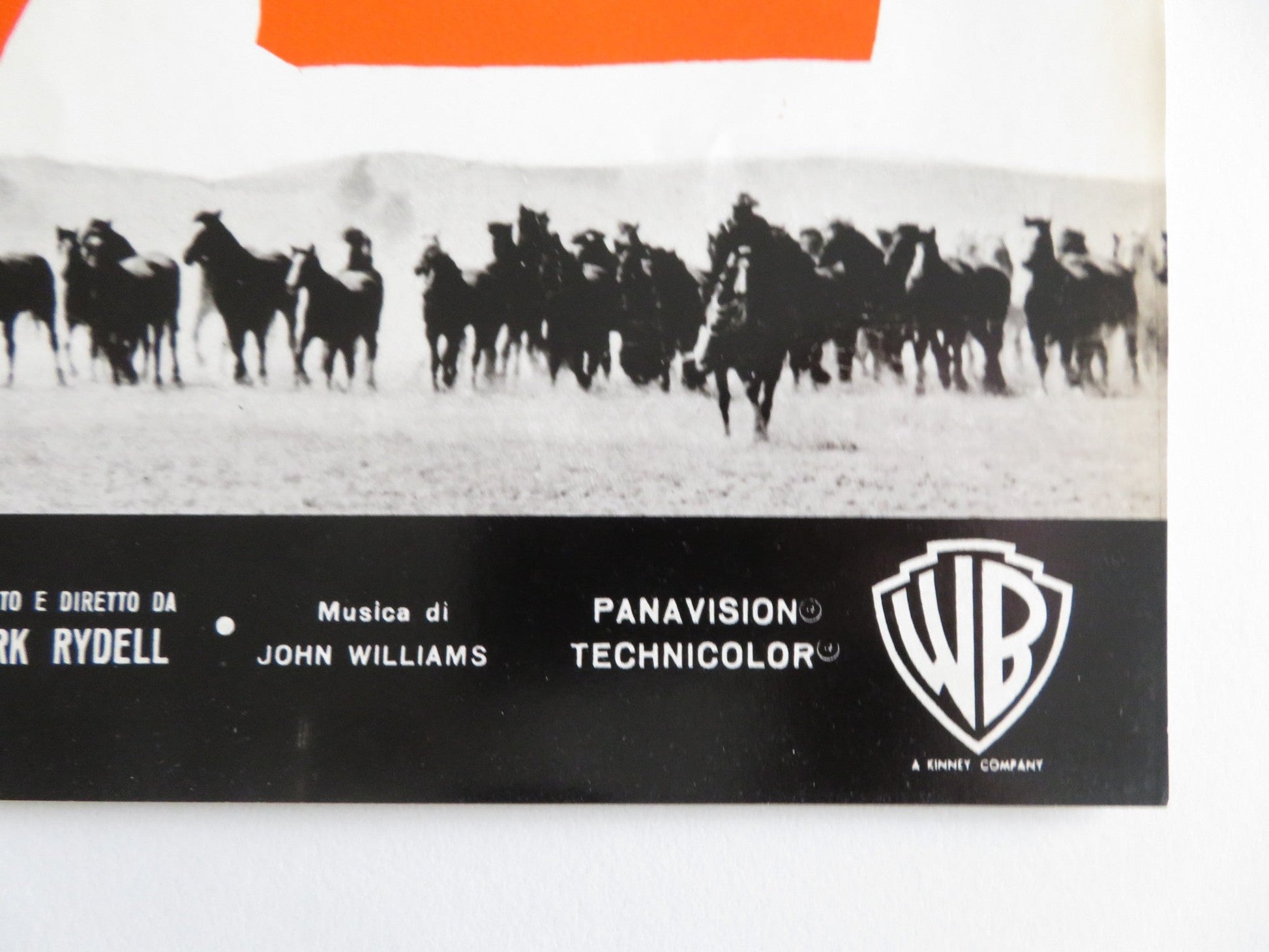 THE COWBOYS - E ITALIAN FOTOBUSTA POSTER JOHN WAYNE BRUCE DERN 1972 Rendezvous Cinema Movie posters