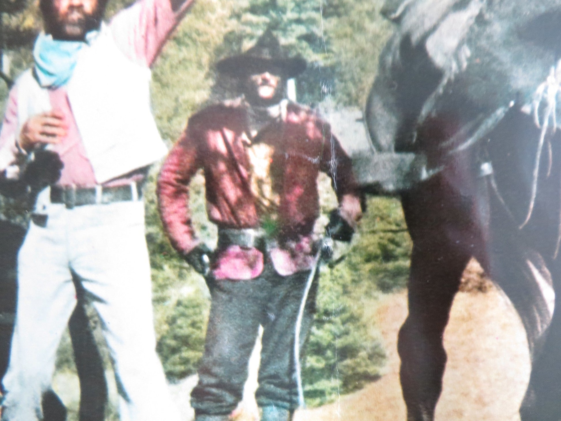 THE COWBOYS - F ITALIAN FOTOBUSTA POSTER JOHN WAYNE BRUCE DERN 1972 Rendezvous Cinema Movie posters