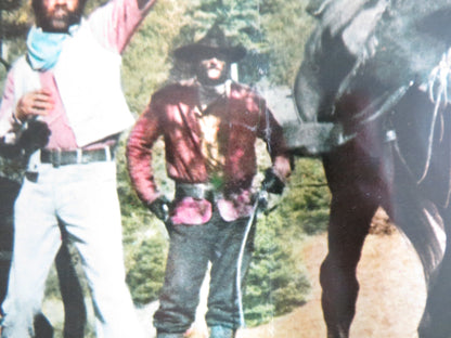 THE COWBOYS - F ITALIAN FOTOBUSTA POSTER JOHN WAYNE BRUCE DERN 1972 Rendezvous Cinema Movie posters