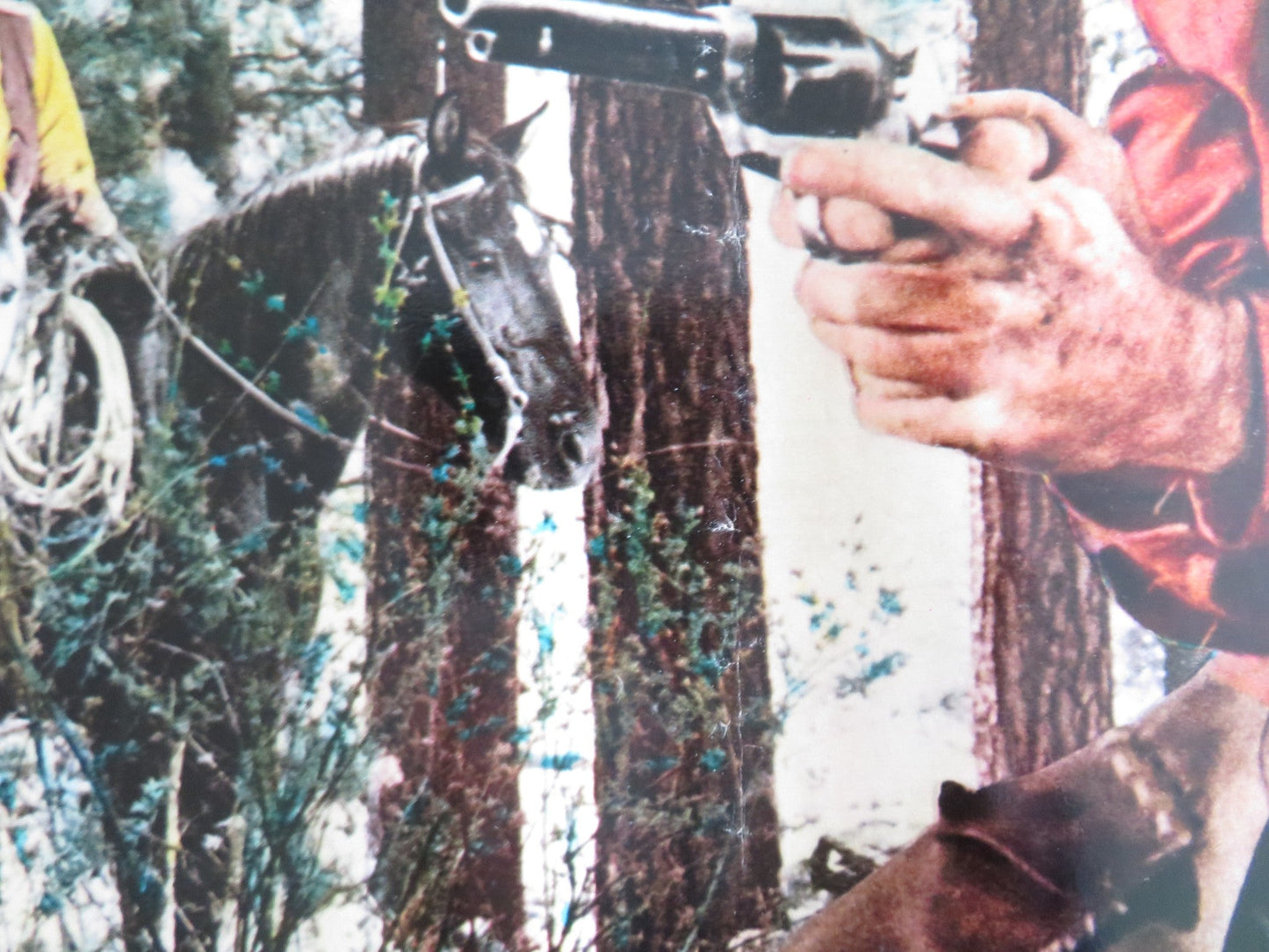 THE COWBOYS - H ITALIAN FOTOBUSTA POSTER JOHN WAYNE BRUCE DERN 1972 Rendezvous Cinema Movie posters