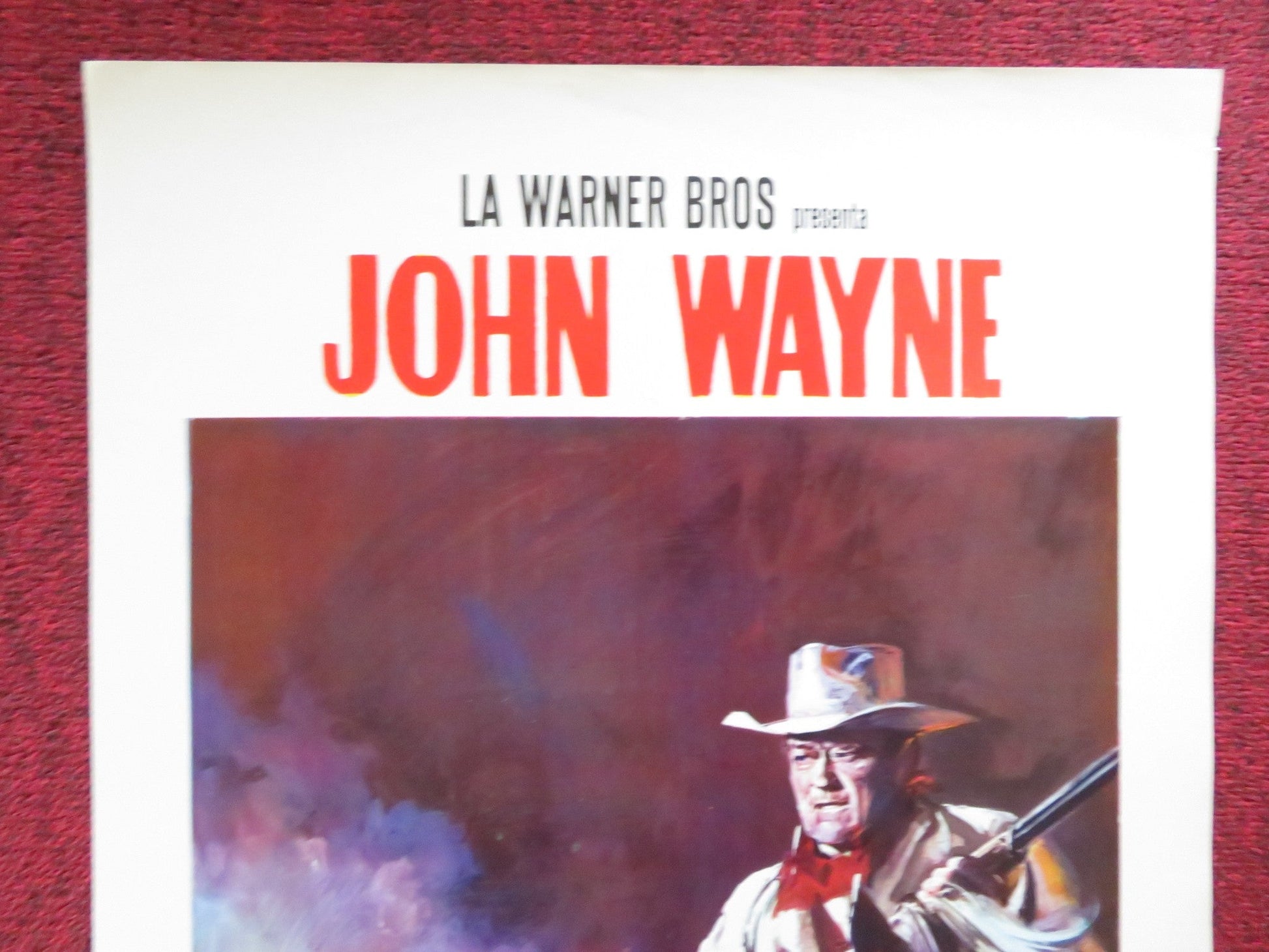 THE COWBOYS ITALIAN LOCANDINA POSTER JOHN WAYNE ROSCOE LEE BROWNE 1972 Rendezvous Cinema Movie posters
