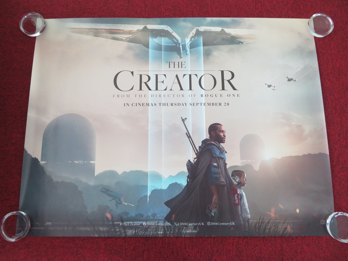 The Creator UK Quad Rolled Poster John David Washington Ken Watanabe 2023 Movie posters