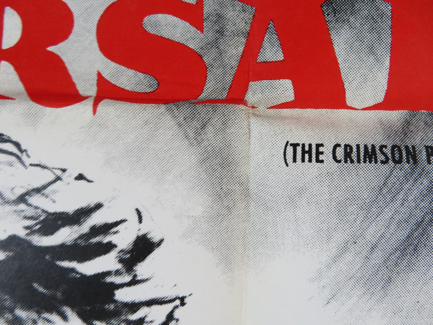 THE CRIMSON PIRATE GERMAN A1 POSTER FOLDED BURT LANCASTER NICK CRAVAT R1970 Rendezvous Cinema Movie posters