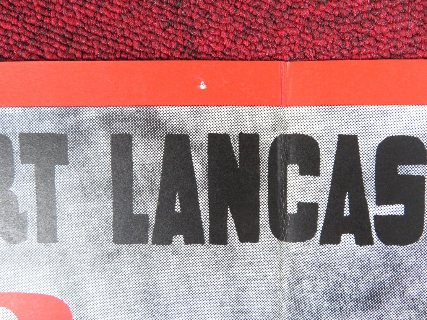 THE CRIMSON PIRATE GERMAN A1 POSTER FOLDED BURT LANCASTER NICK CRAVAT R1970 Rendezvous Cinema Movie posters