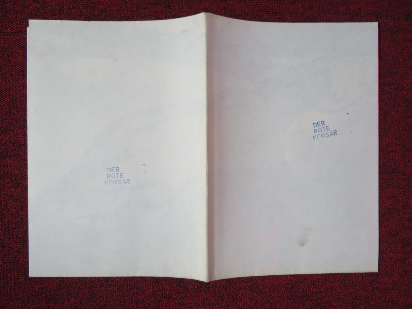 THE CRIMSON PIRATE GERMAN A1 POSTER FOLDED BURT LANCASTER NICK CRAVAT R1970 Rendezvous Cinema Movie posters