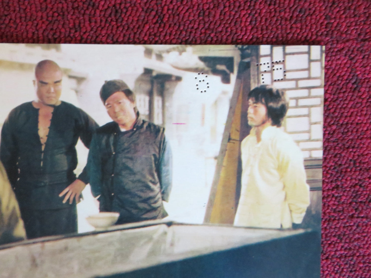 THE CRIPPLED MASTERS - A ITALIAN FOTOBUSTA POSTER FRANK SHUM BRUCE LEEI 1980 Rendezvous Cinema Movie posters