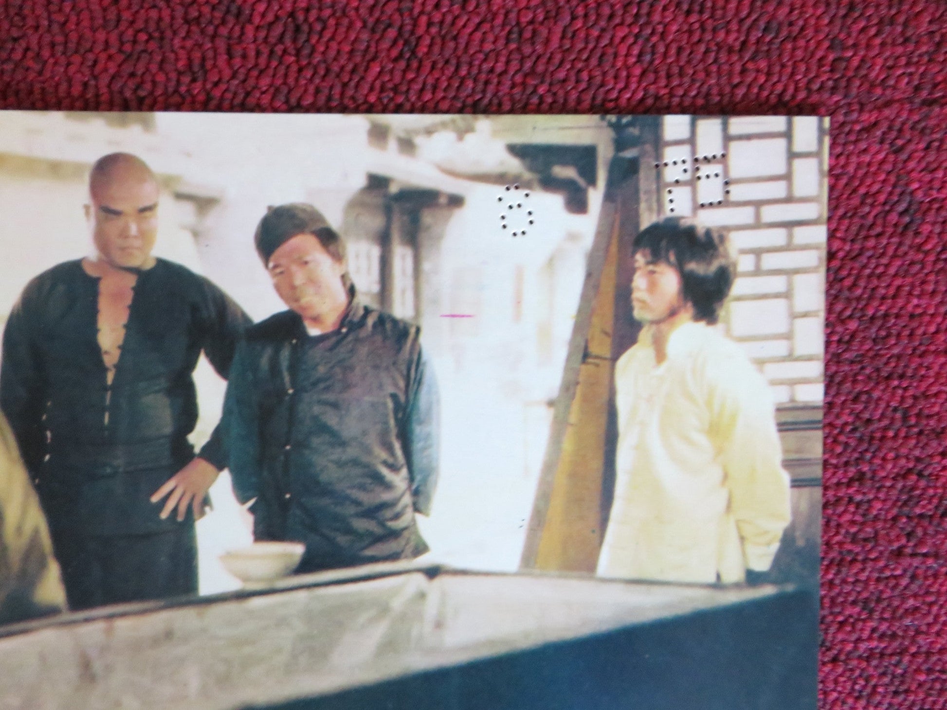 THE CRIPPLED MASTERS - A ITALIAN FOTOBUSTA POSTER FRANK SHUM BRUCE LEEI 1980 Rendezvous Cinema Movie posters