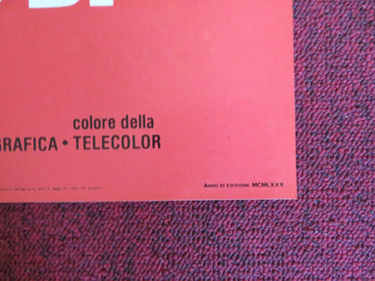 THE CRIPPLED MASTERS - A ITALIAN FOTOBUSTA POSTER FRANK SHUM BRUCE LEEI 1980 Rendezvous Cinema Movie posters