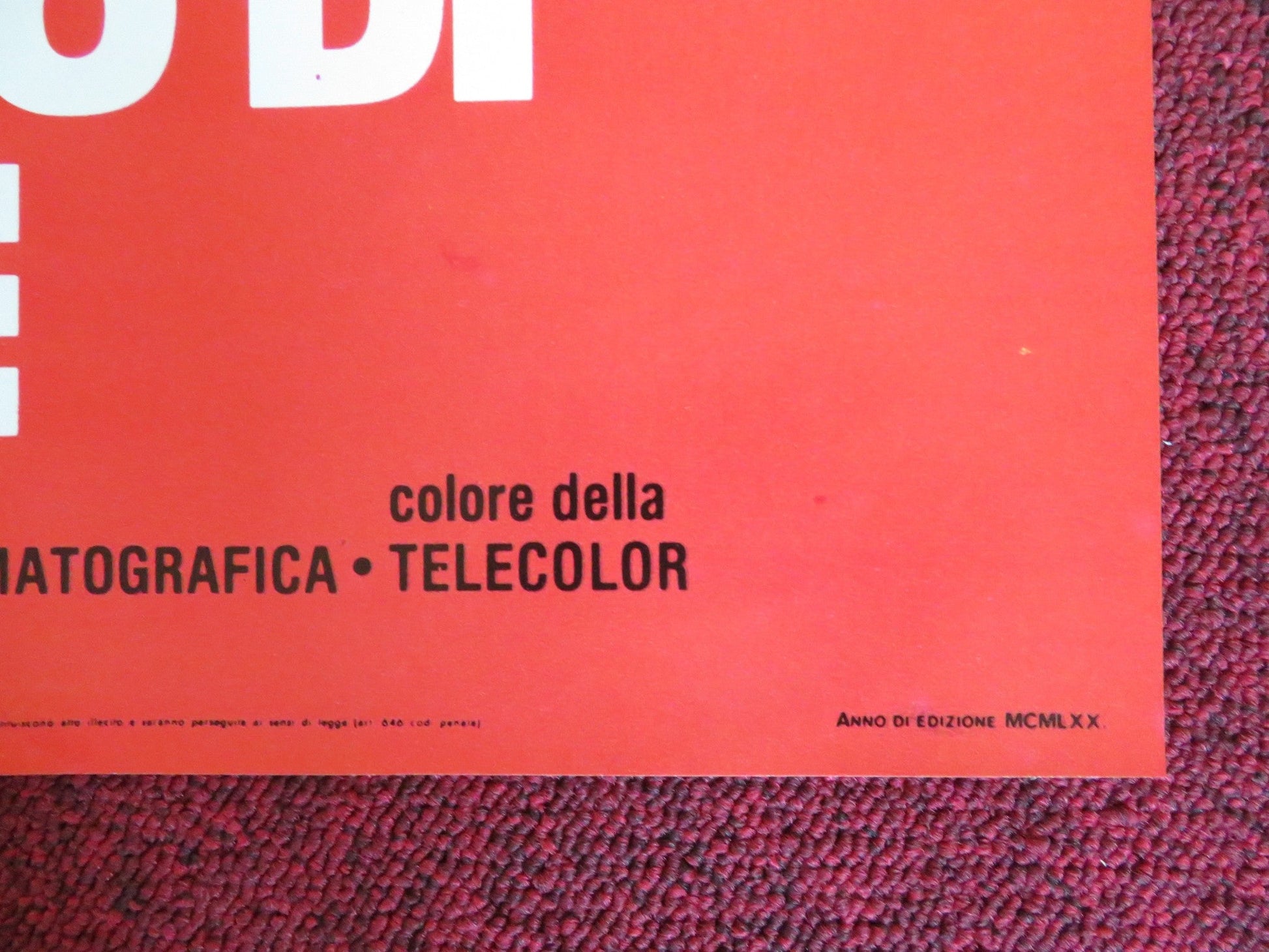 THE CRIPPLED MASTERS - C ITALIAN FOTOBUSTA POSTER FRANK SHUM BRUCE LEEI 1980 Rendezvous Cinema Movie posters