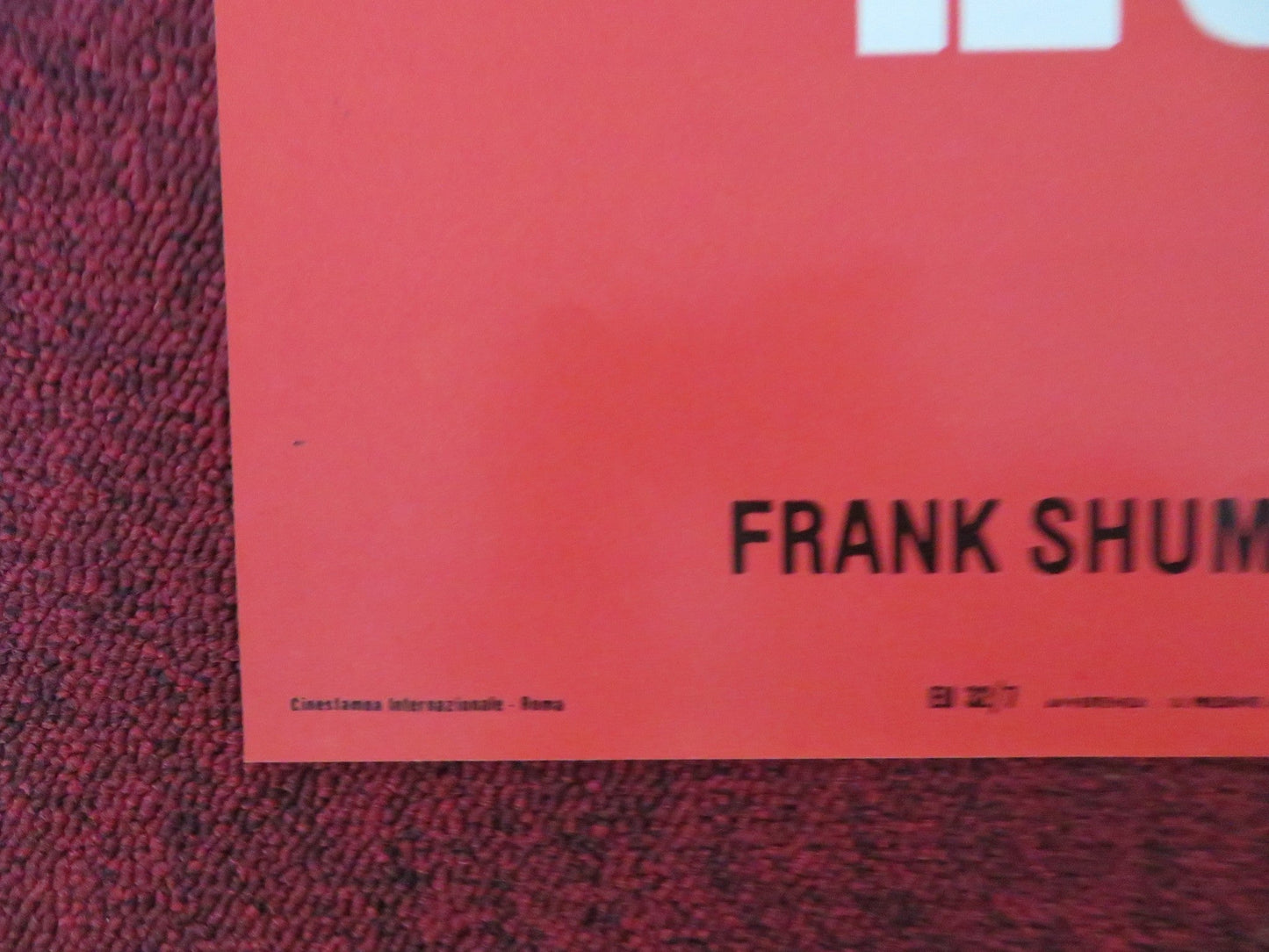 THE CRIPPLED MASTERS - C ITALIAN FOTOBUSTA POSTER FRANK SHUM BRUCE LEEI 1980 Rendezvous Cinema Movie posters