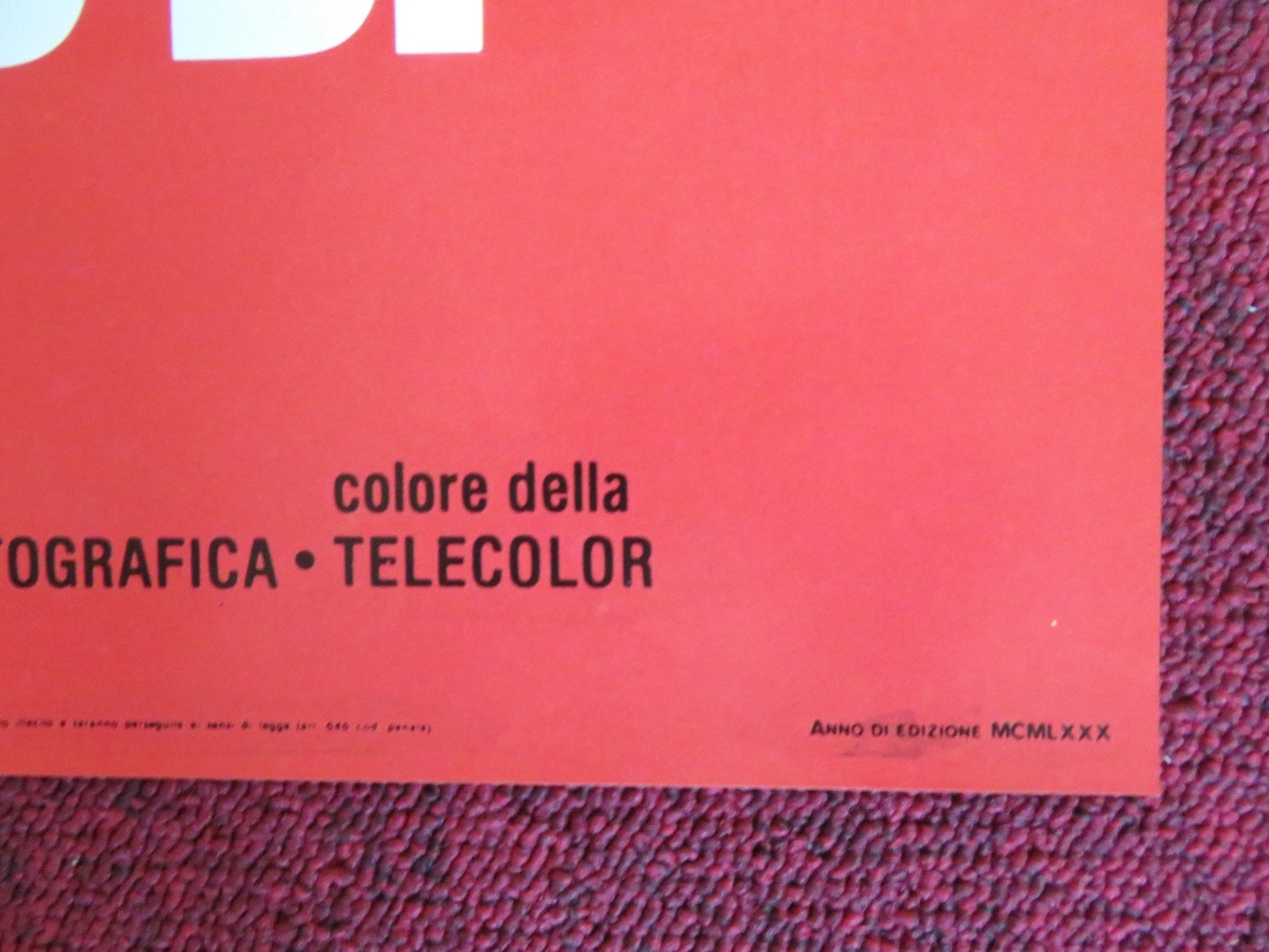 THE CRIPPLED MASTERS - D ITALIAN FOTOBUSTA POSTER FRANK SHUM BRUCE LEEI 1980 Rendezvous Cinema Movie posters