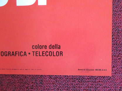 THE CRIPPLED MASTERS - D ITALIAN FOTOBUSTA POSTER FRANK SHUM BRUCE LEEI 1980 Rendezvous Cinema Movie posters