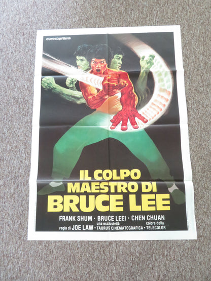 The Crippled Masters Italian 2 Foglio Poster Sung-Chuan Shen Chao-Ming Kang 1980 Movie posters
