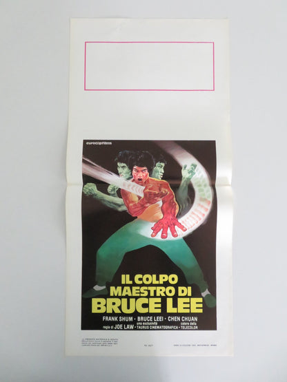 THE CRIPPLED MASTERS ITALIAN LOCANDINA POSTER CHEN CHUAN CHIU HO 1979 Movie posters