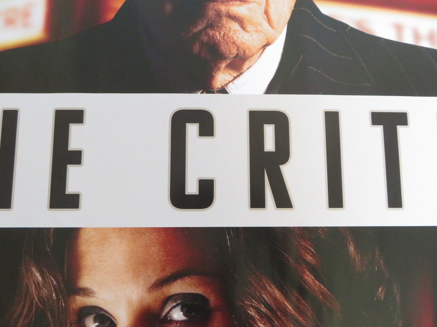 THE CRITIC UK QUAD ROLLED POSTER IAN MCKELLEN GEMMA ARTERTON 2024 Rendezvous Cinema Movie posters