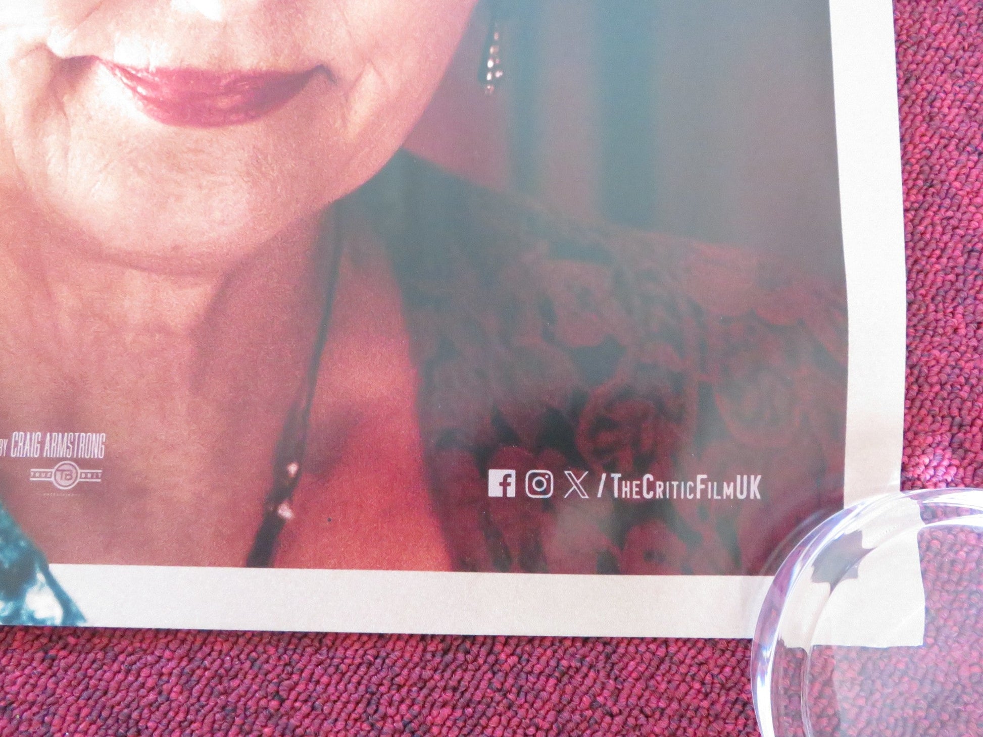 THE CRITIC UK QUAD ROLLED POSTER IAN MCKELLEN GEMMA ARTERTON 2024 Rendezvous Cinema Movie posters