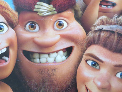 THE CROODS - B UK QUAD ROLLED POSTER NICOLAS CAGE EMMA STONE 2013 Rendezvous Cinema Movie posters