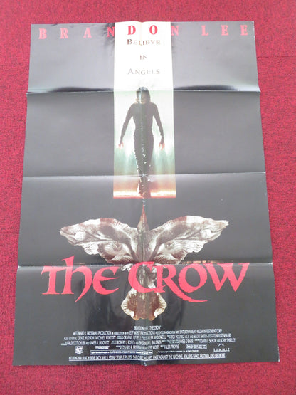 The Crow Folded US One Sheet Poster Brandon Lee Ernie Hudson 1994 Movie posters