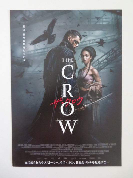 The Crow Japanese Chirashi (B5) Poster Bill Skarsgård FKA twigs 2024 Movie posters