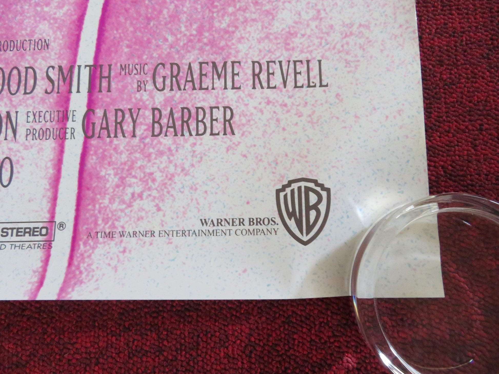 THE CRUSH US ONE SHEET ROLLED POSTER ALICIA SILVERSTONE CARY ELWES 1993 Rendezvous Cinema Movie posters