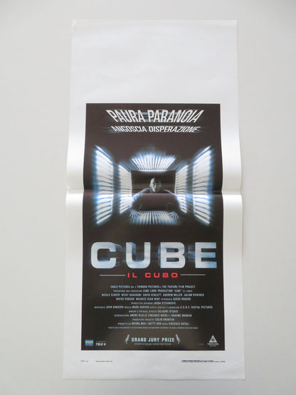 The Cube ITALIAN LOCANDINA POSTER NICOLE DE BOER NICKY GUADAGNI 1997 Movie posters